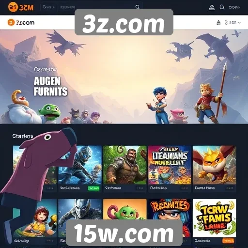 Plataforma 3z.com oferece ampla biblioteca de jogos